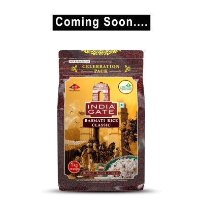 India Gate Basmati Rice Classic 1kg (Pouch)