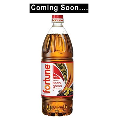 Fortune Kachi Ghani Mustard Oil 1ltr bottle