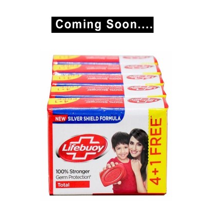 Lifebuoy Strong Soap (pack of 4+1 Free) 125gm