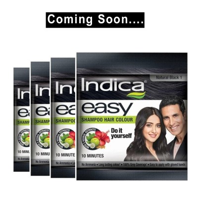 Indica Easy Hair Colour (Pack of 4) 18ml