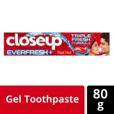 Closeup Everfresh  Red Hot Gel Toothpaste, 80 gm