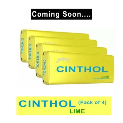 Cinthol Lime Bath Soap 100gm (Pack of 4)